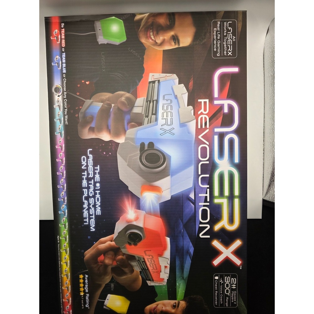 Laser X Two Player Revolution Double Blasters ‎ Laser Tag Gaming Set